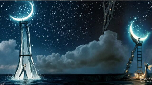 Melek, Ay Işığı, Gökyüzü