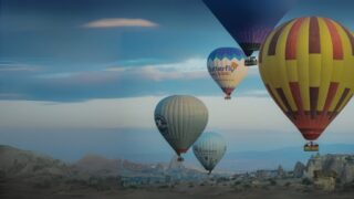 Uçan Balon, Kapadokya, Peri Bacaları